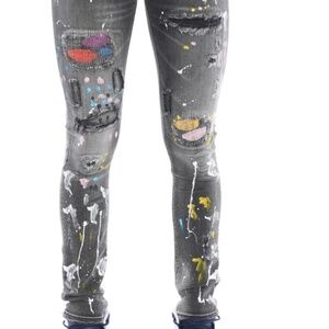Cult of individuality PUNK SUPER SKINNY IN BURST size 40